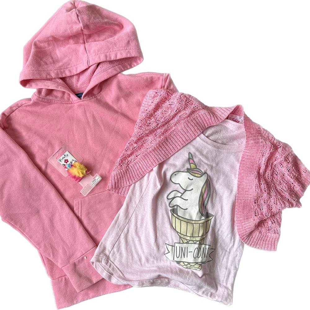 Size 8 | GIRLS pink unicorn Bundle 💗💜🦄